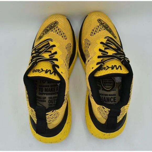 Keen Womens Size 9.5 WK400 Yellow Black Walking Shoes Sneakers