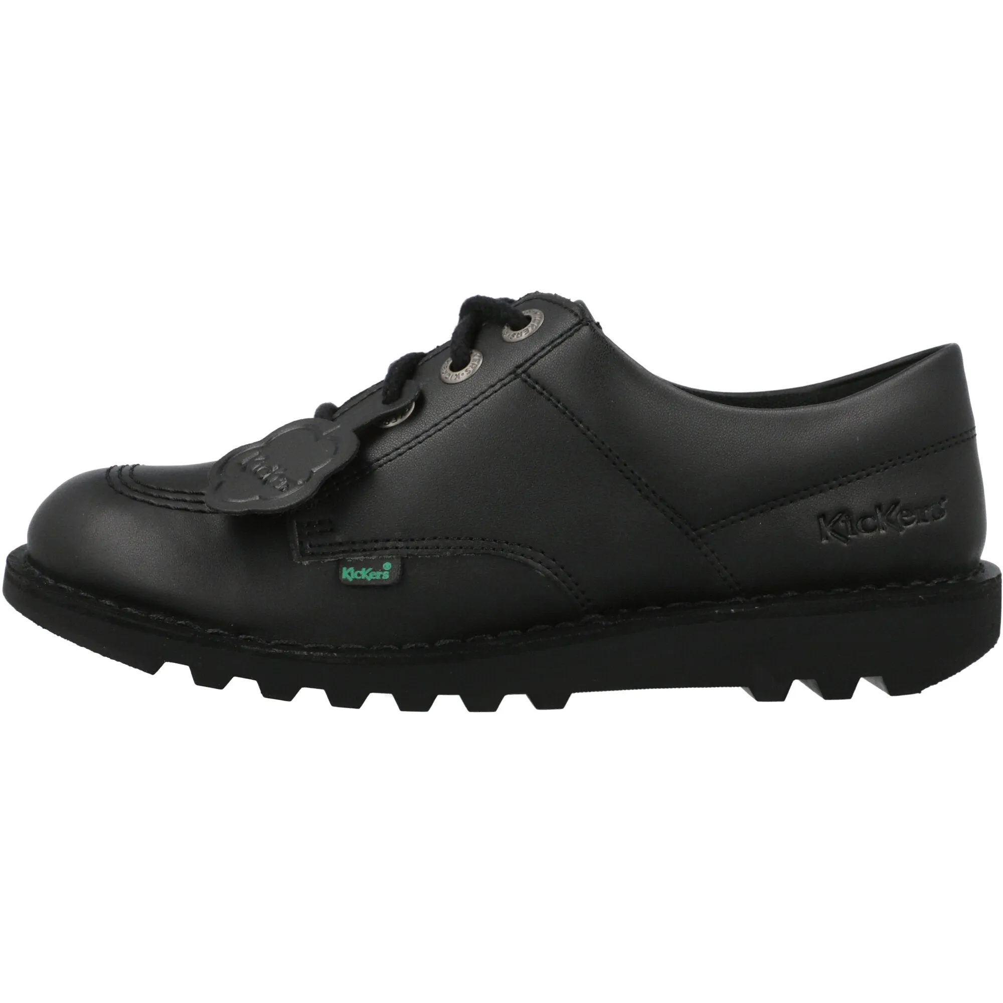 Kickers Kick Lo Vegan Black Kids Shoes