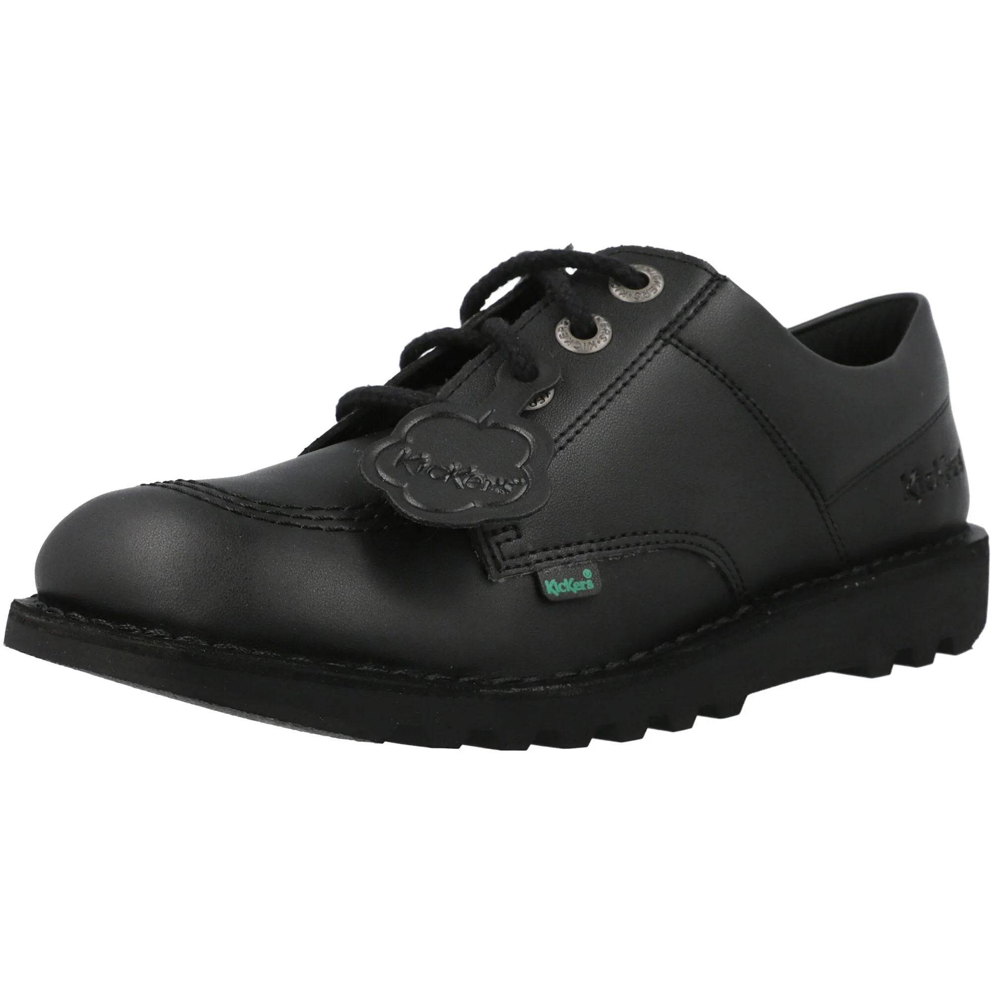 Kickers Kick Lo Vegan Black Kids Shoes