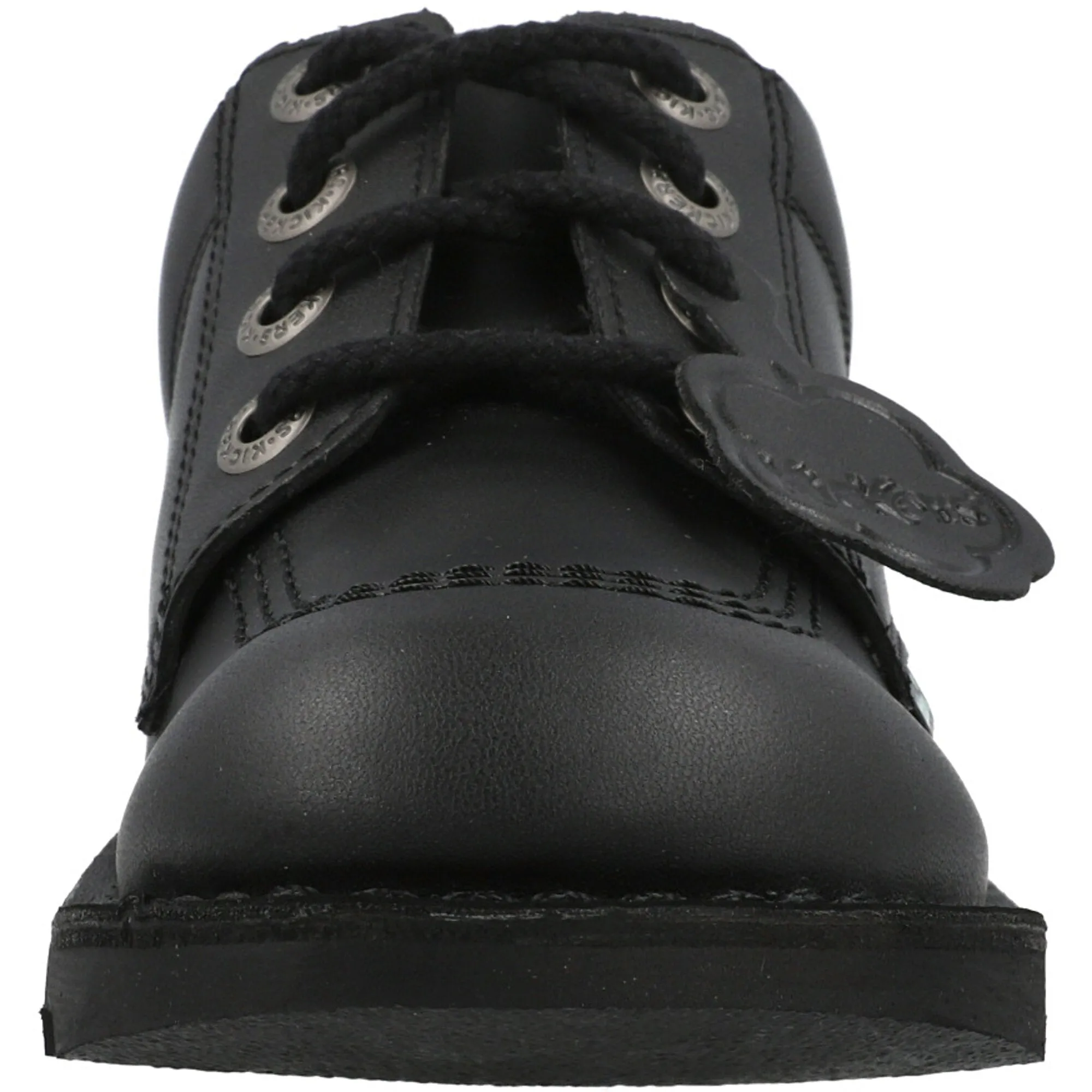 Kickers Kick Lo Vegan Black Kids Shoes
