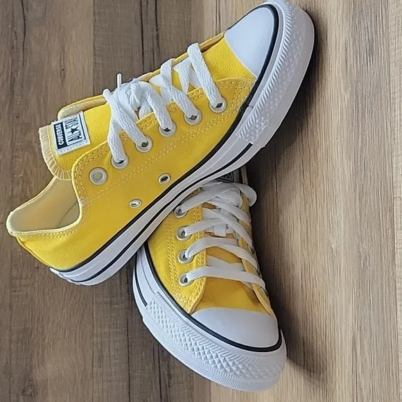 Kids Yellow Converse Sneakers