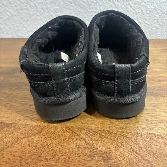 Koolaburra by UGG Suede Clogs Mules Slip On Shoes Comfort Black Mens 7