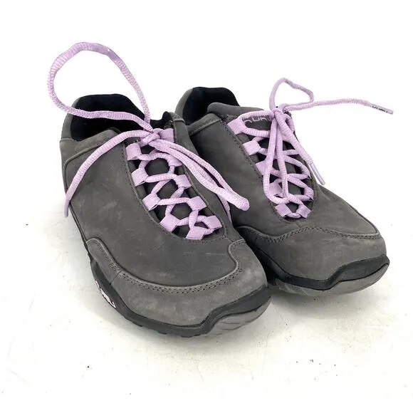 Kuru Chicane Comfort Ortho Shoes Gray Leather Womens Size 6 Wide