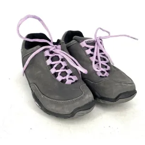 Kuru Chicane Comfort Ortho Shoes Gray Leather Womens Size 6 Wide