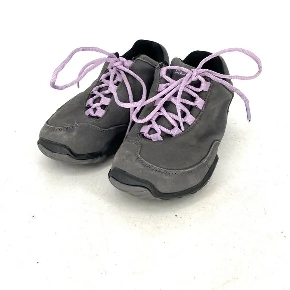 Kuru Chicane Comfort Ortho Shoes Gray Leather Womens Size 6 Wide