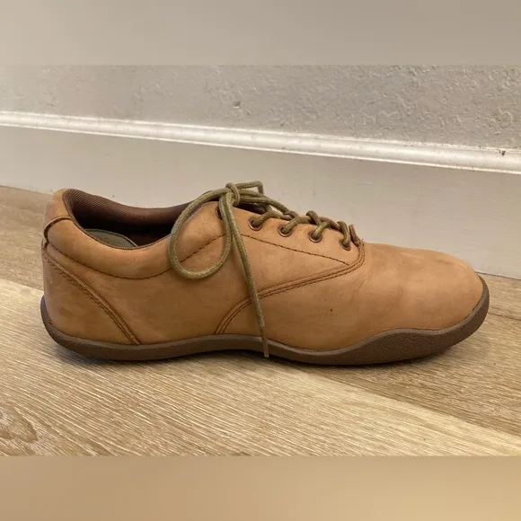 Kuru Leather Lace Up Shoes Brown Orthopedic Comfort Men’s Shoes Size US8.5 EU41