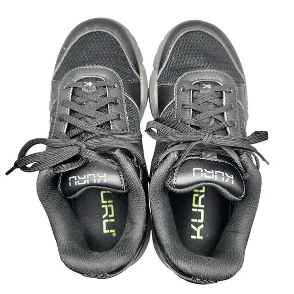 Kuru | Women | Quantum 2 Wide Kurusole Jet Black Ultimate Walking Shoes | Sz 7.5