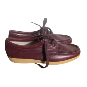 Lady Red Wing vintage burgundy comfort lace up shoes Sz 9S