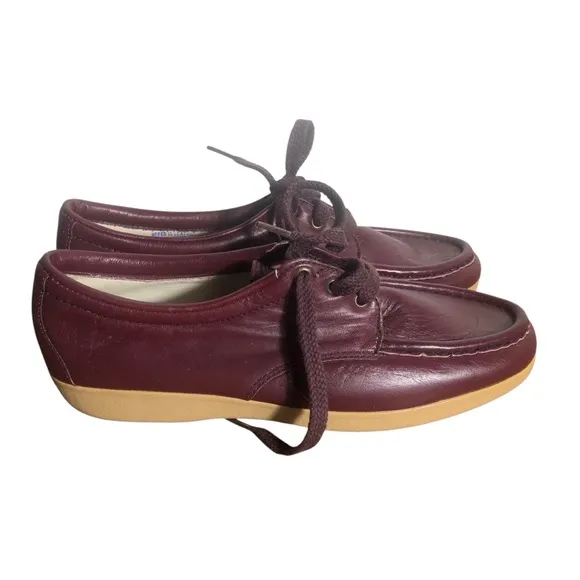 Lady Red Wing vintage burgundy comfort lace up shoes Sz 9S