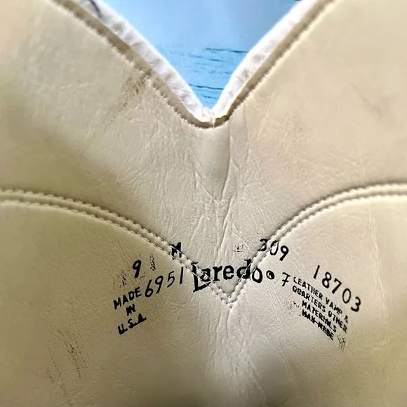 Laredo Cowboy Western Boots Women's Size 9M