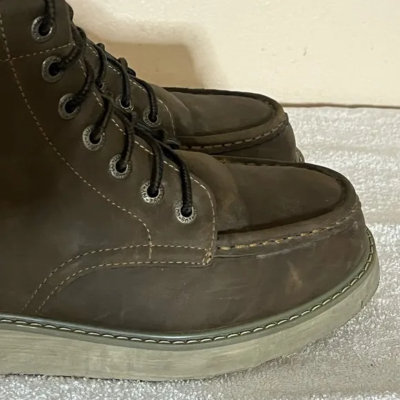 Lugz High Top Safety Steel Toe Boots Sz 10W