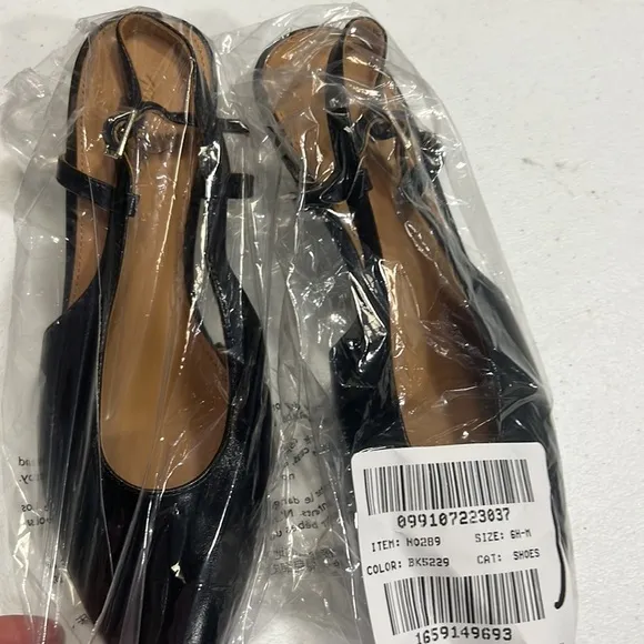 Madewell The Debbie Slingback Pumps heels shoes black NO289