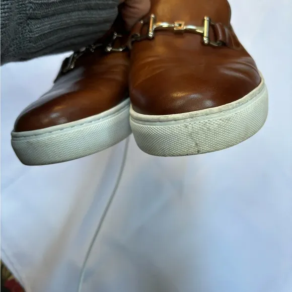 Marc‎ Nolan Men’s Boardwalk Leather Shoes/Sneakers Brown Size 10