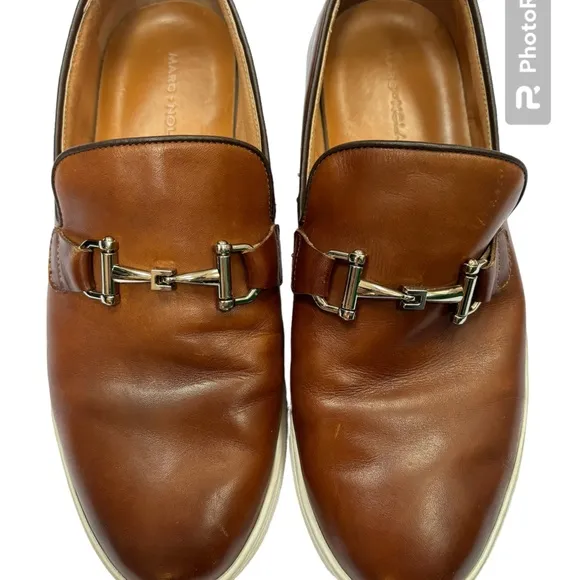 Marc‎ Nolan Men’s Boardwalk Leather Shoes/Sneakers Brown Size 10