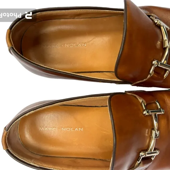 Marc‎ Nolan Men’s Boardwalk Leather Shoes/Sneakers Brown Size 10