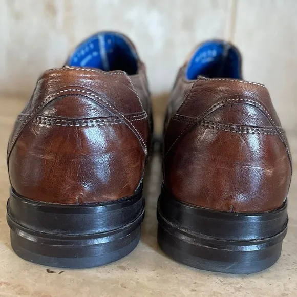 MARK NASON🪢 Rock Lives BROWN LEATHER, Dragon Square Toe Mens SIZE 11