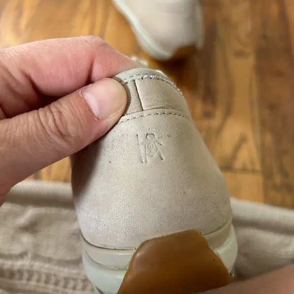 MBT Leather Rocker Lace Up Shoes Tan US Size 10-10.5