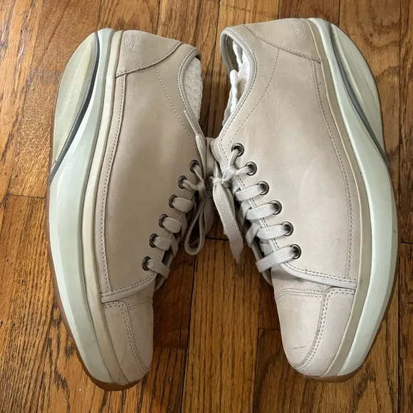 MBT Leather Rocker Lace Up Shoes Tan US Size 10-10.5