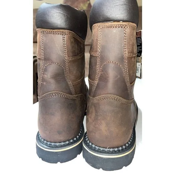 McRae Industrial‎ MR88144 Men’s Brown Leather Steel Toe Safety Boots 11.5M NEW