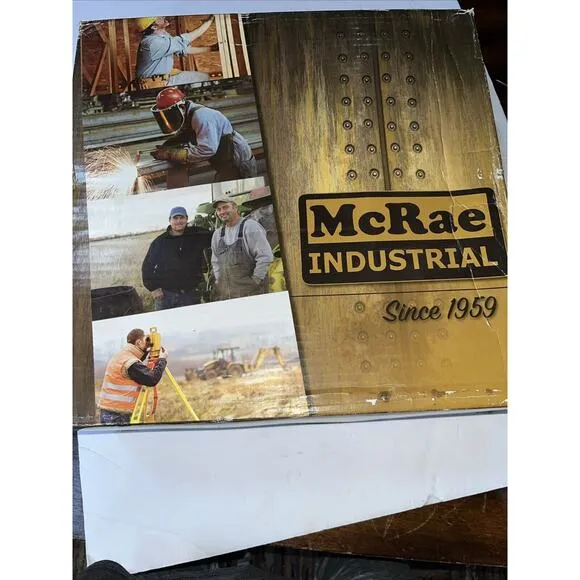 McRae Industrial‎ MR88144 Men’s Brown Leather Steel Toe Safety Boots 11.5M NEW