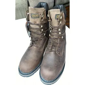 McRae Industrial‎ MR88144 Men’s Brown Leather Steel Toe Safety Boots 11.5M NEW