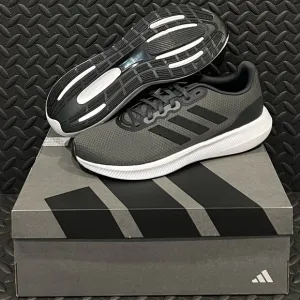 Mens Adidas Athletic Running Shoes Black‎ Grey Size 12