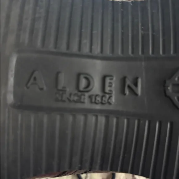 MEN'S ALDEN 13 C PLAIN TOE BLUCHER OXFORD CORDOVAN GRAIN SHOE