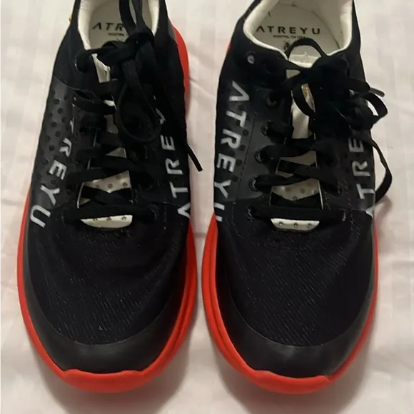 Men's Black and Red Running Shoes