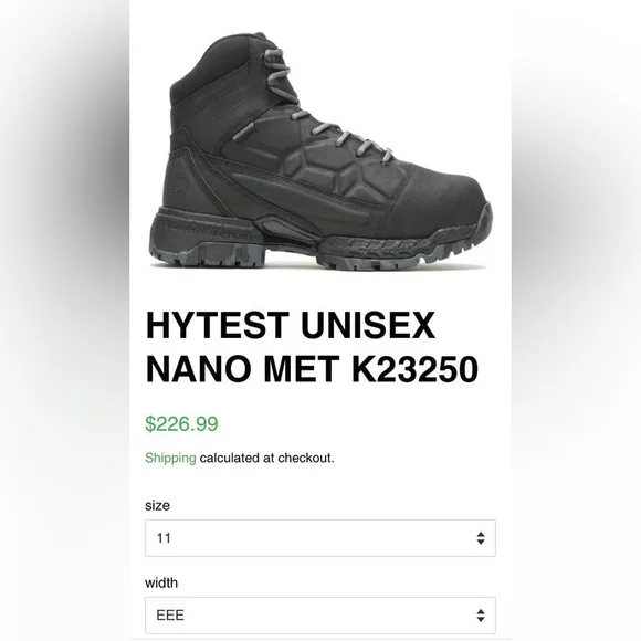 Men’s Extra Wide Steeltoe Safety Boots