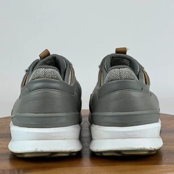 Mens FootJoy Stratos Gray Leather Spikeless‎ Golf Sneakers Shoes Size 14 W GUC
