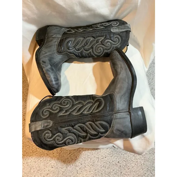 Men’s Iron Age safety shoe cowboy boots size 8 1/2 D vintage