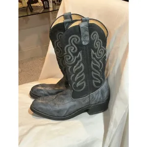 Men’s Iron Age safety shoe cowboy boots size 8 1/2 D vintage
