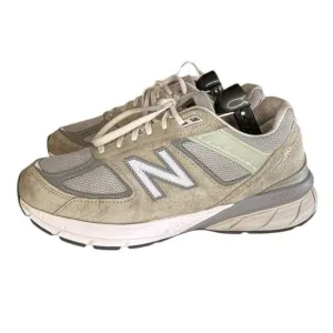 Mens New Balance 990V5 Running Shoes Size 10 Gray White