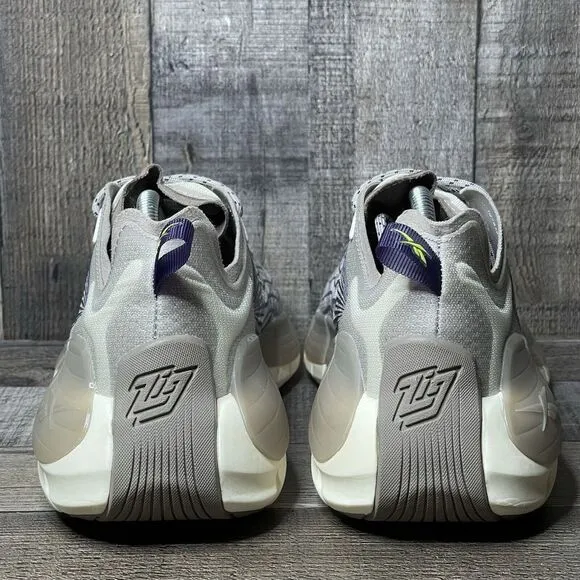 Mens Reebok Zig Kinetica II Boulder Gray Athletic Sneakers Shoes Size 9.5 D GUC
