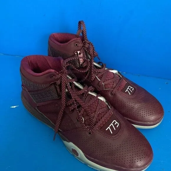 Men's Adidas Bounce 773 Maroon Burgundy Size 11.5 Sneakers Shoes