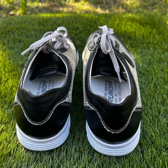 Mephisto Black and White Athletic Shoes