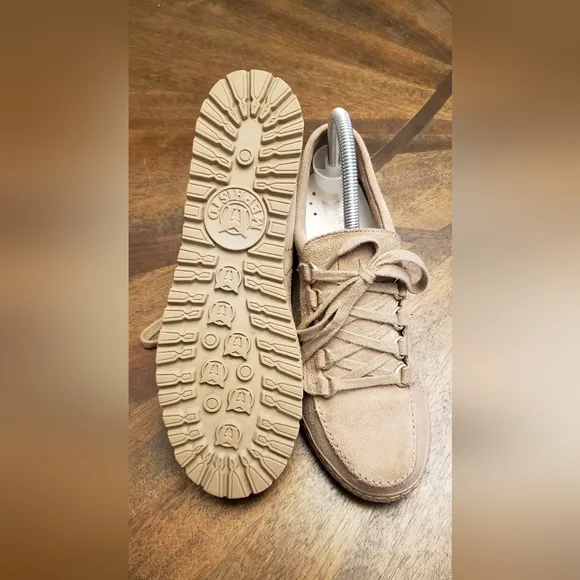 Mephisto Lady Originals Suede Walking Shoes - Tan, Women's Size 8.5 US