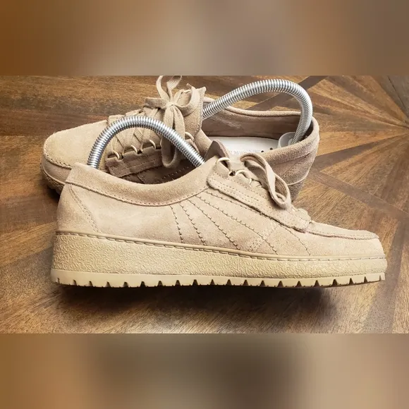 Mephisto Lady Originals Suede Walking Shoes - Tan, Women's Size 8.5 US