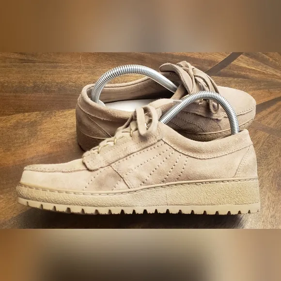 Mephisto Lady Originals Suede Walking Shoes - Tan, Women's Size 8.5 US