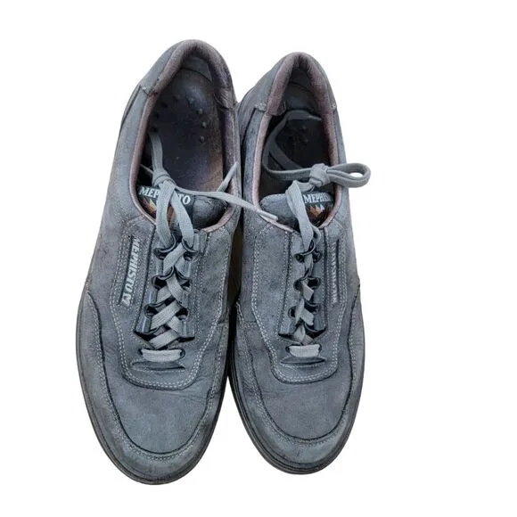 Mephisto Match Run Off US 9/6.5 Walk Athletic Comfort White Shoes Air Gray