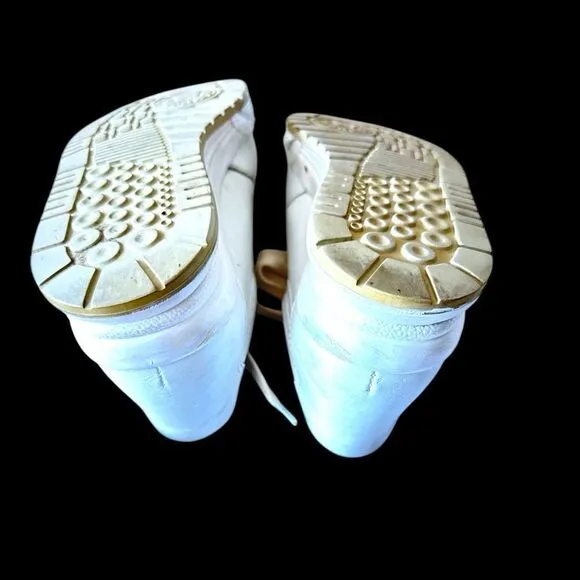 Mephisto Run offs Walking Shoes white leather size 6
