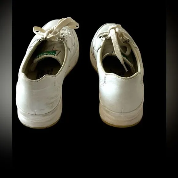 Mephisto Run offs Walking Shoes white leather size 6