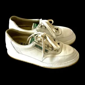 Mephisto Run offs Walking Shoes white leather size 6