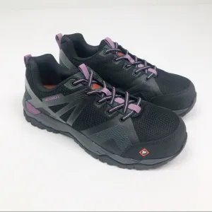 Merrell‎ Fullbench 2 Steel Toe Black Work Shoes 9.5