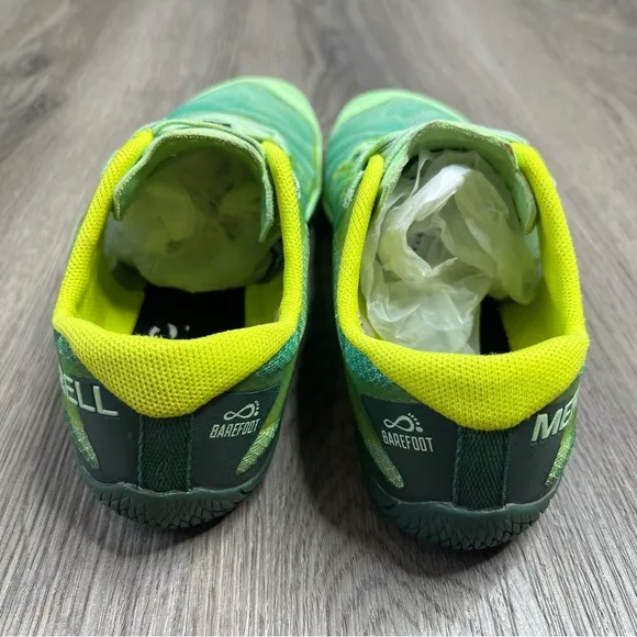 Merrell Vapor Glove 3 Barefoot Shoes Womens 6.5 Green Running Sneakers J12678
