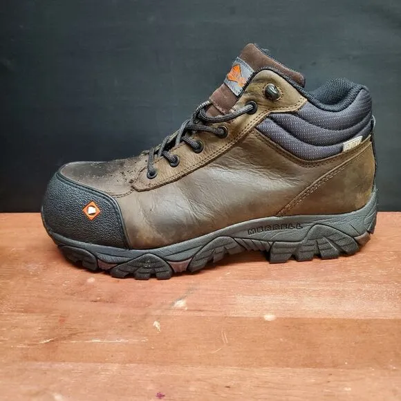 Merrell Work Boots Men's 8W Safety Toe