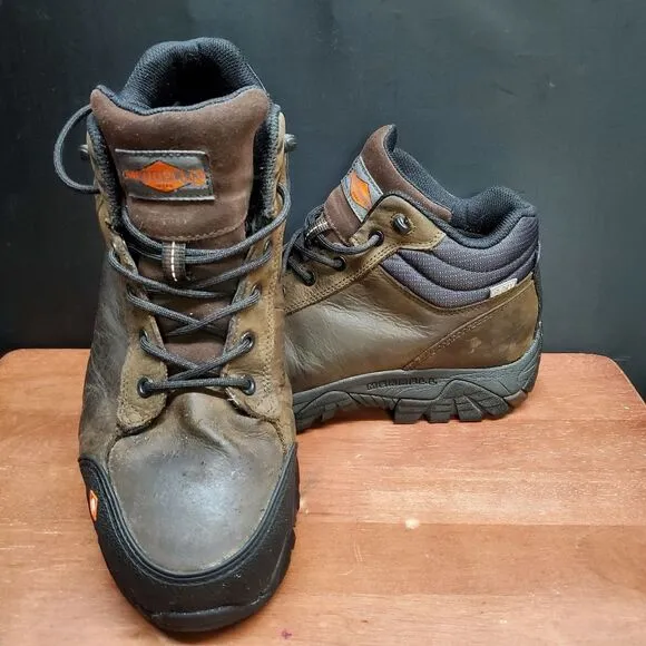 Merrell Work Boots Men's 8W Safety Toe