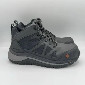 Merrell Work Fullbench Speed Mid Carbon Toe Boots J003319 Men Size 7M