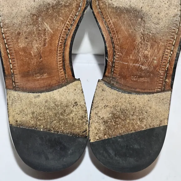 Mezlan Banderas Mens Shoes Size 10.5 M Square Split Toe Oxford Brown Leather