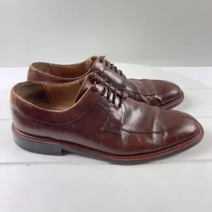 MEZLAN Mens Oxford Brown Leather Split Toe Lace Up Shoes FIORE Size 8.5M